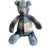 Bereavement bear made from loved one's clothing, Papa inscription.