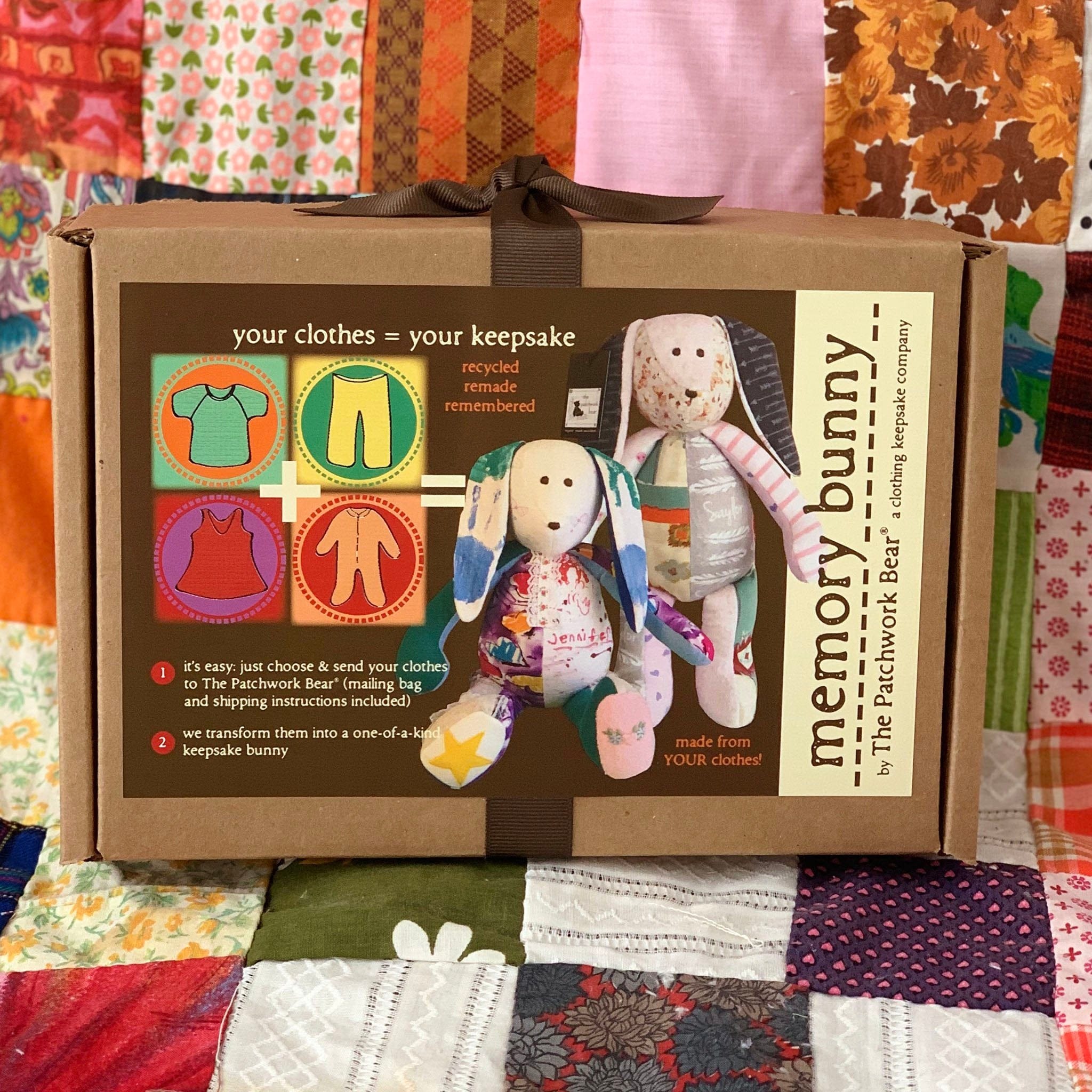 Keepsake Bunny from Your Clothes