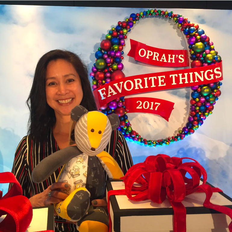 Jennifer Cura from The Patchwork Bear at Oprah's Favorite Things! 