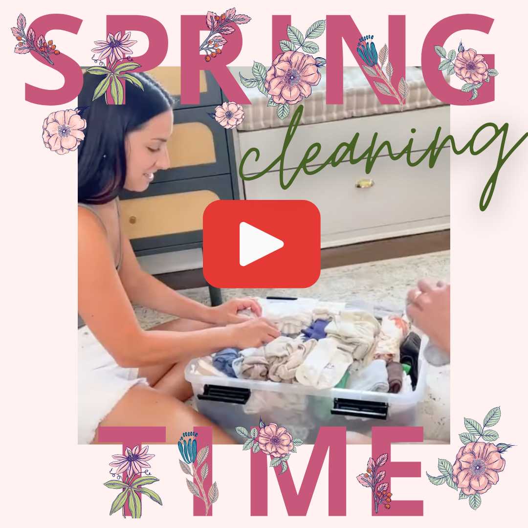 Spring Cleaning: Watch how we turn a bin full of clothes into a memory bear