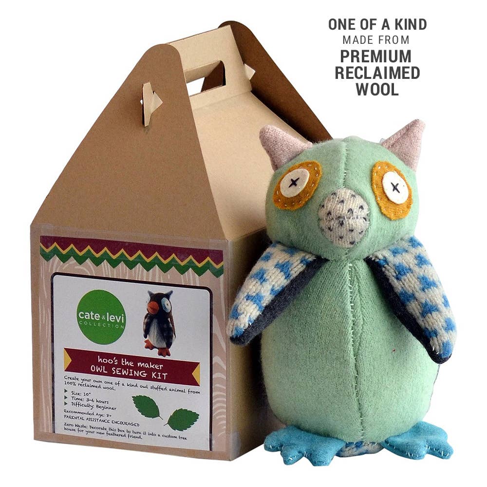 Make your own stuffed animal owl kit