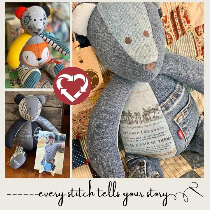 Memory Bears Made With Your Clothes | The Patchwork Bear
