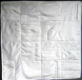 -MINI Wedding Dress Quilt, 36x36