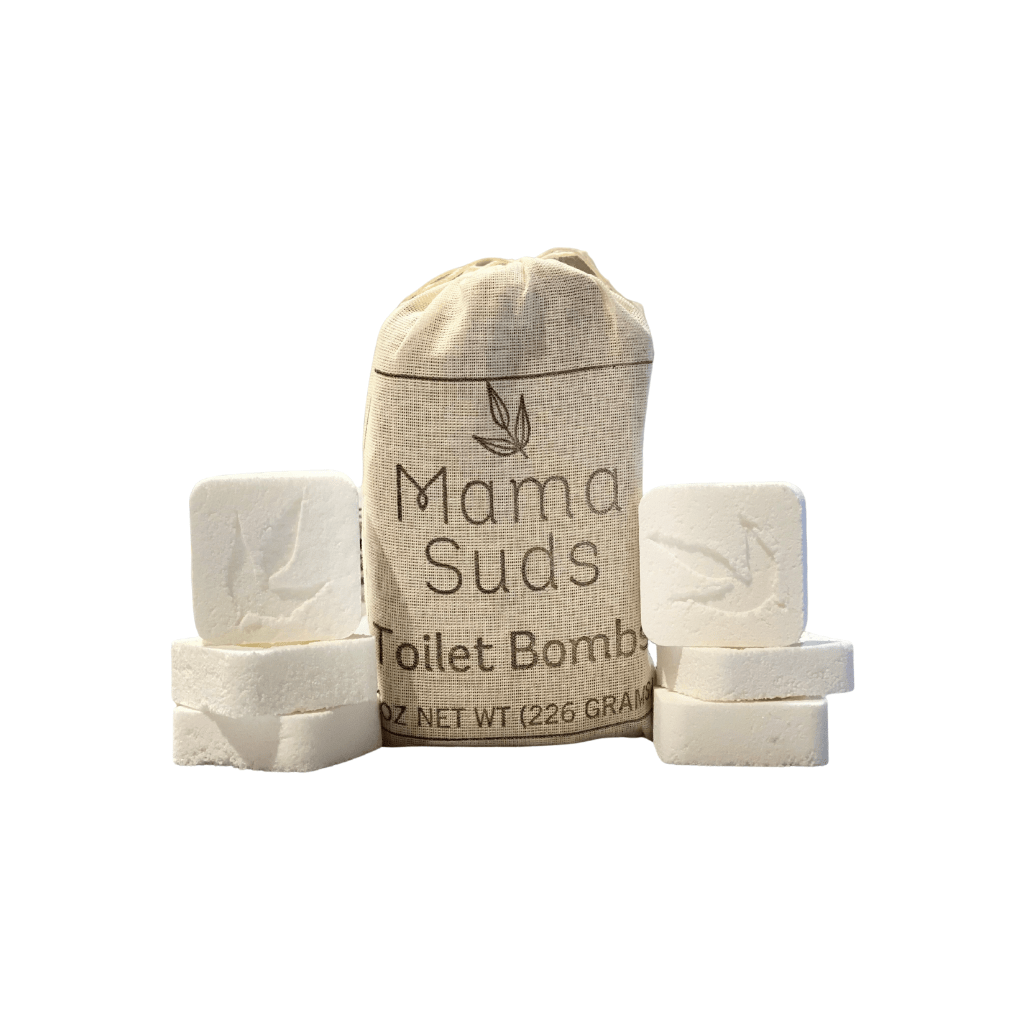 Bag of toilet bombs with loose bombs.