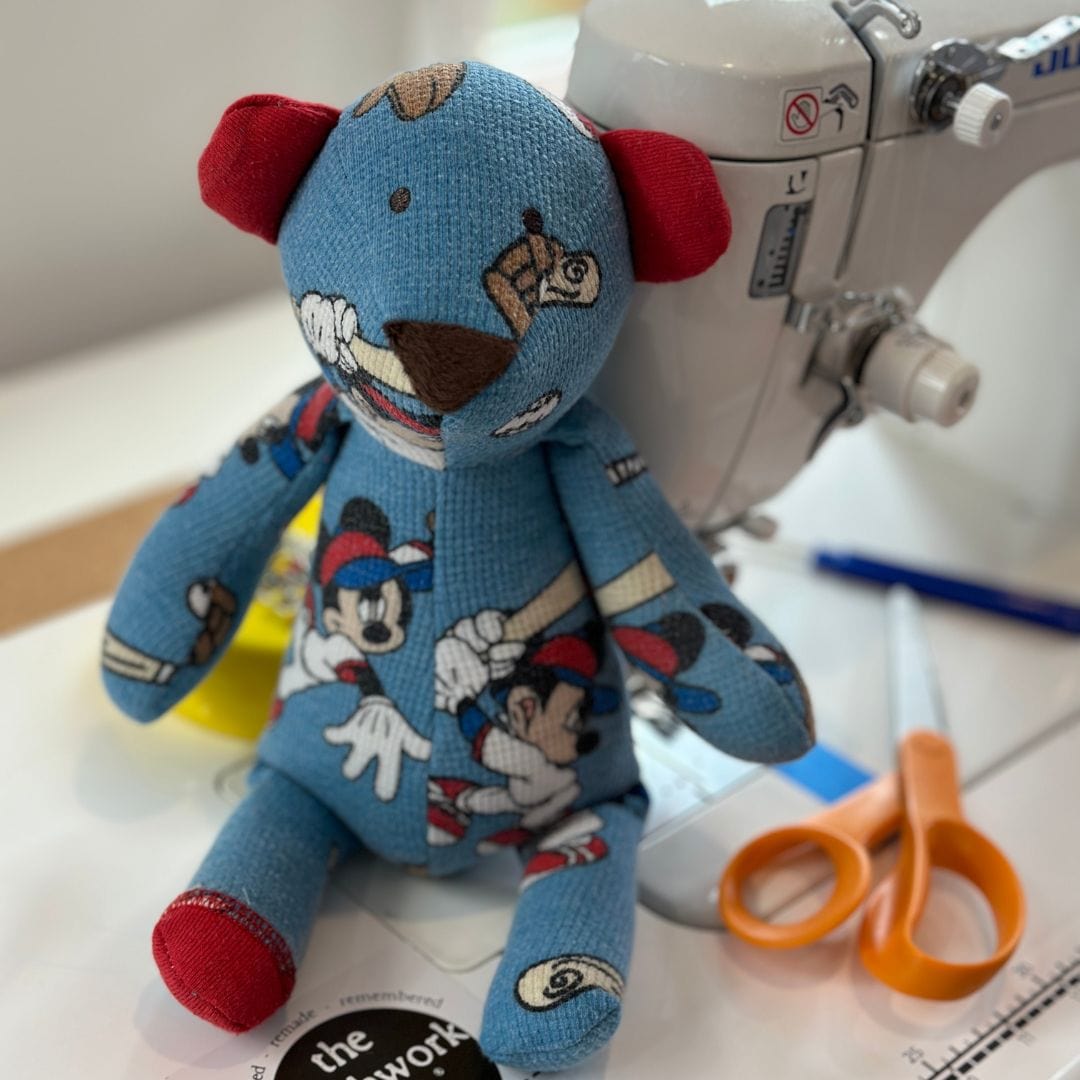 Bitty Bear Mickey Mouse on Sewing Machine
