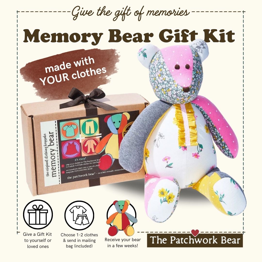 Clothes to Keepsakes Memory Bears Capture Your Memories The Patchwork Bear