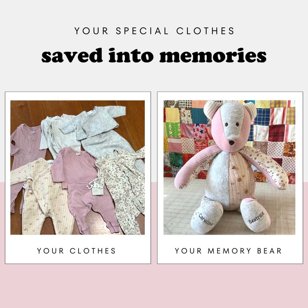 Custom Memory Bears - Made By Sew I Said