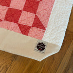 Red and white patchwork quilt by The Patchwork Bear, Sep 11, 2023