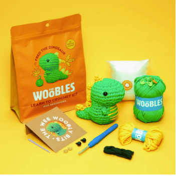 Woobles Fred the Dinosaur crochet kit