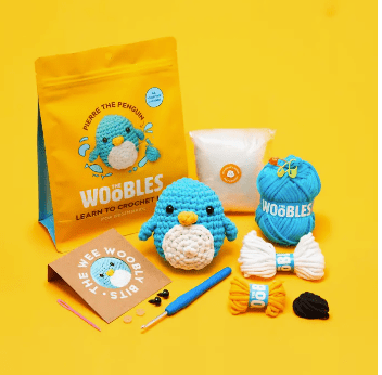 Woobles Learn to Crochet Pierre Penguin