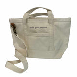 Crossbody Tote Bag with Vintage Grandmother's Fan Quilt Block