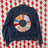 Dresden Denim Jacket with hand-stitching