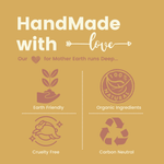 Earth-friendly, organic, cruelty-free, & carbon-neutral product.