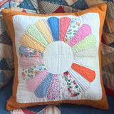 Vintage Dresden Plate Pillow