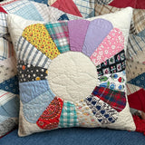 MINI Vintage Dresden Plate Pillow