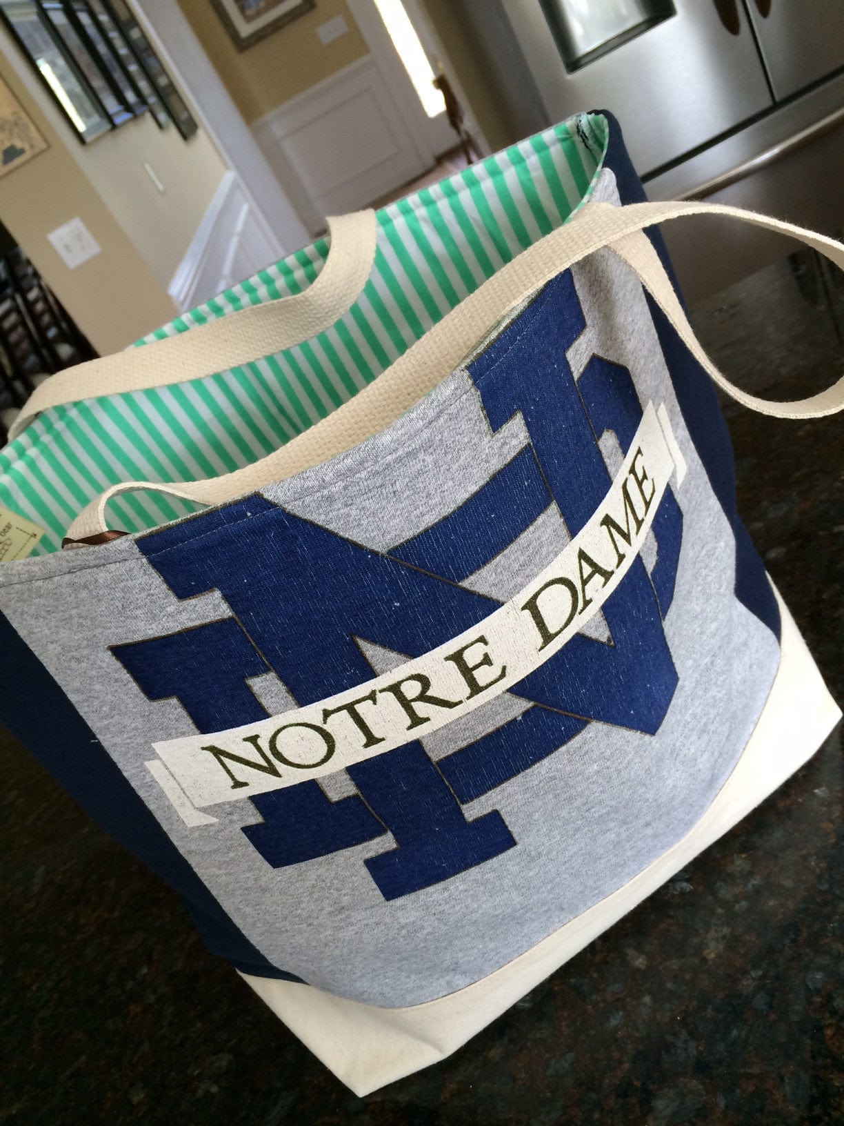 Notre Dame tote bag