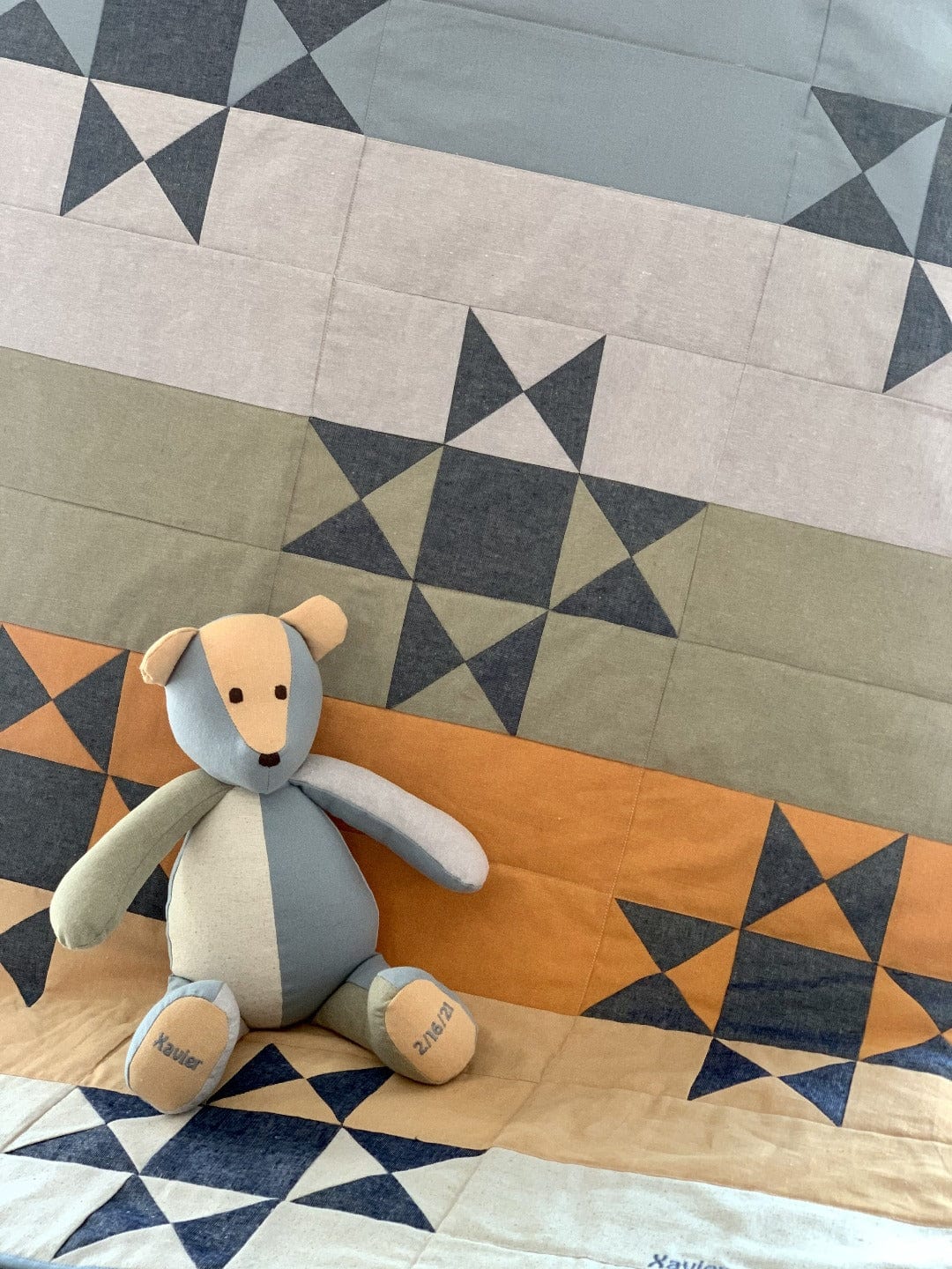 Sunset Ohio Star Quilt by The Patchwork Bear