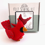 Felt cardinal sewing kit, screenshot from November 16, 2022