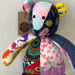 Memory Bear by The Patchwork Bear. Saving the many pieces of childhood through clothes