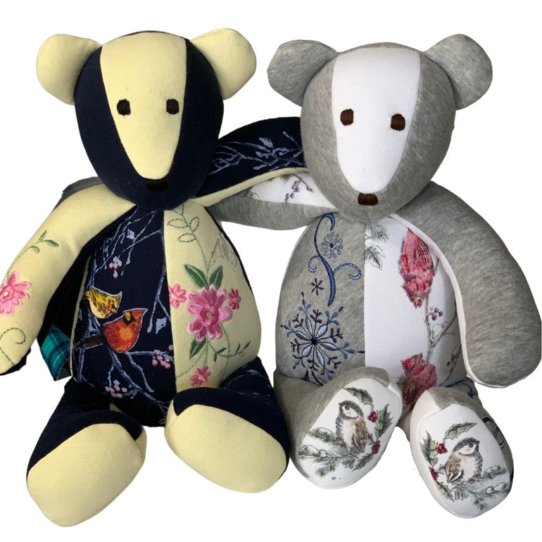 Memory Bear Made from Loved One's Clothing - Large – The Unlimited Stitch