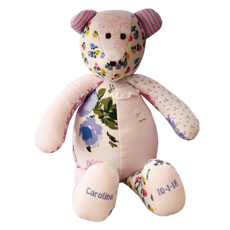 Memory Bear, Patchwork Bear, FREE PATTERN!