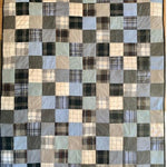 Memory Quilt made with dad's favorite shirts. By The Patchwork Bear