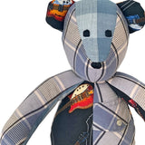 Memory bear with guitar detail.
