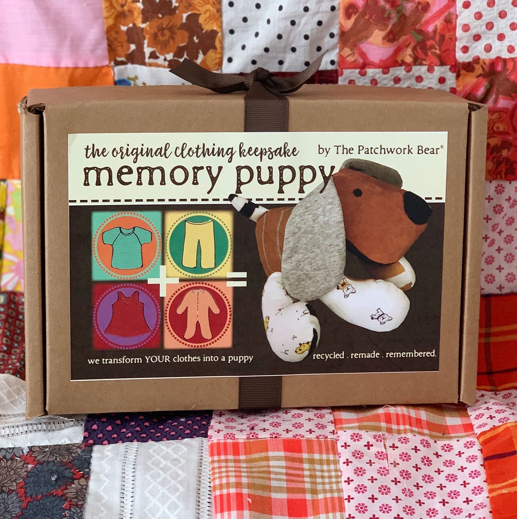 Memory Puppy Gift Kit - Keepsake Made from Your Clothes