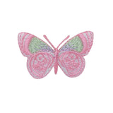 Pink and green butterfly patch