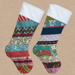 Christmas Stockings with patchwork design